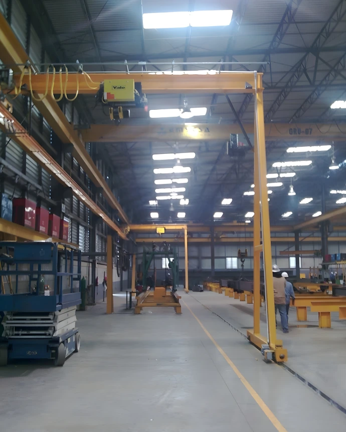 Grúa pórtico en méxico