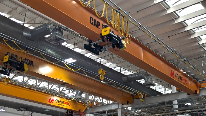 Grua r puentes con sensor anti colision